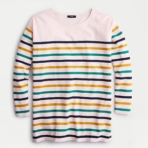 🌞 J. Crew Boatneck Cotton Top Size XS